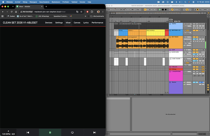 ABLESET 3.1.7 - CUES NOT WORKING - MIXER WORKING 2